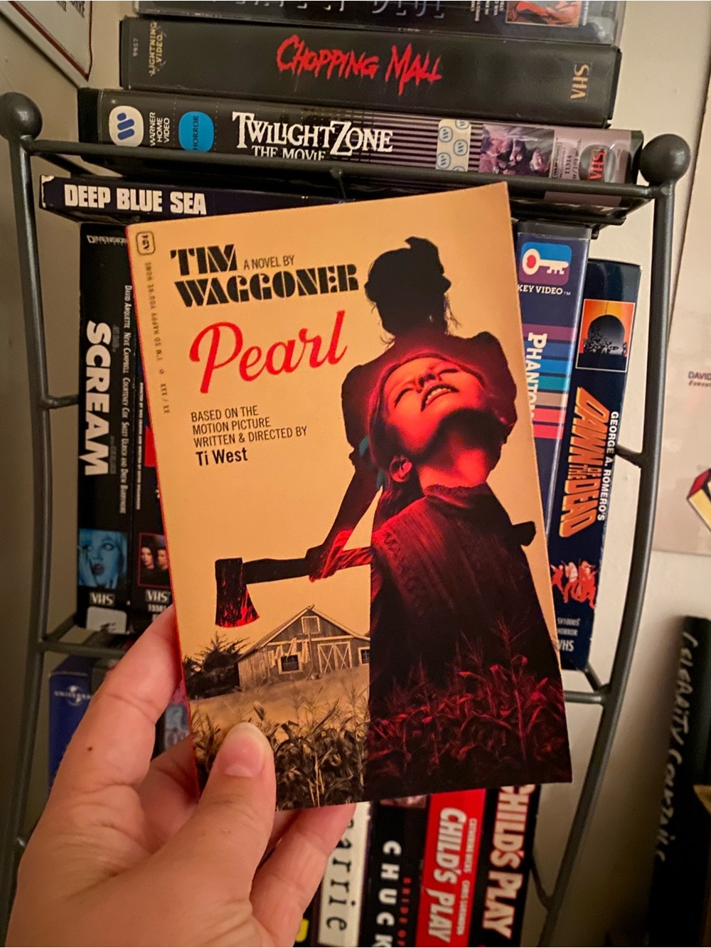 Pearl by Tim Waggoner Paperback A24 horror movie